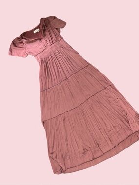 Anthropologie | Dresses | Anthropologie Smocked Maxi Dress | Poshmark